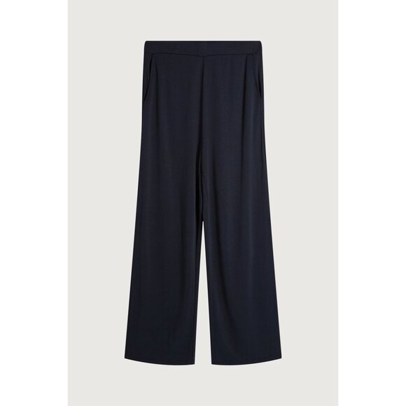 NWT OAK + FORT WIDE LEG KNIT PANT in Black -‎ Size Small - Picture 1 of 7